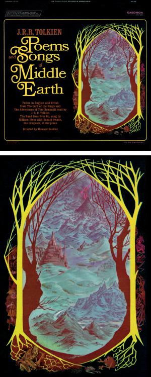 Poems and Songs of Middle Earth album cover from Pauline Baynes