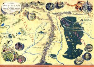 A Map of Narnia from Pauline Baynes